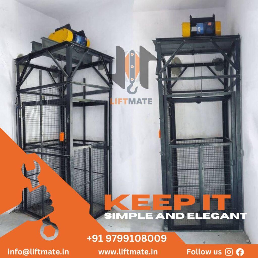 Hydraulic goods lift - liftmate India Private Limite