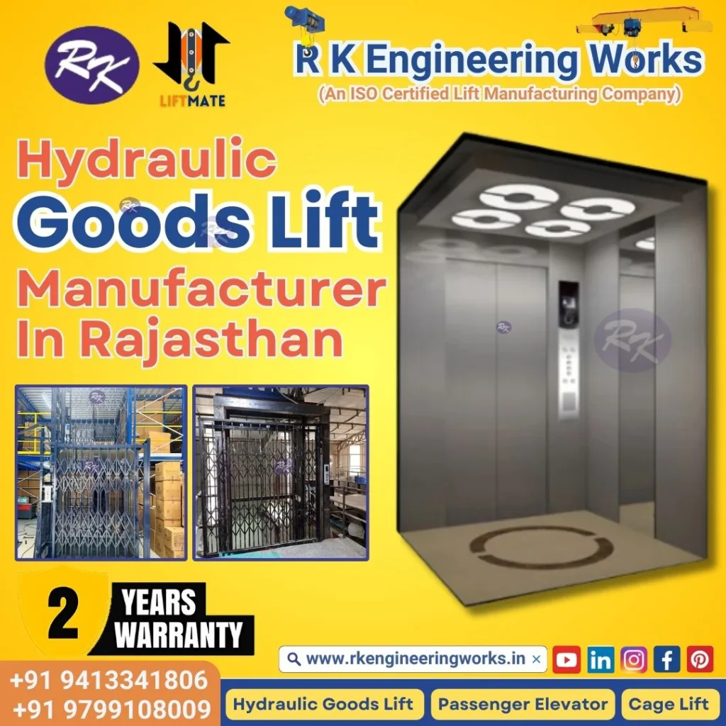 Hydraulic Goods Lift Manufacturer From Jaipur Rajasthan